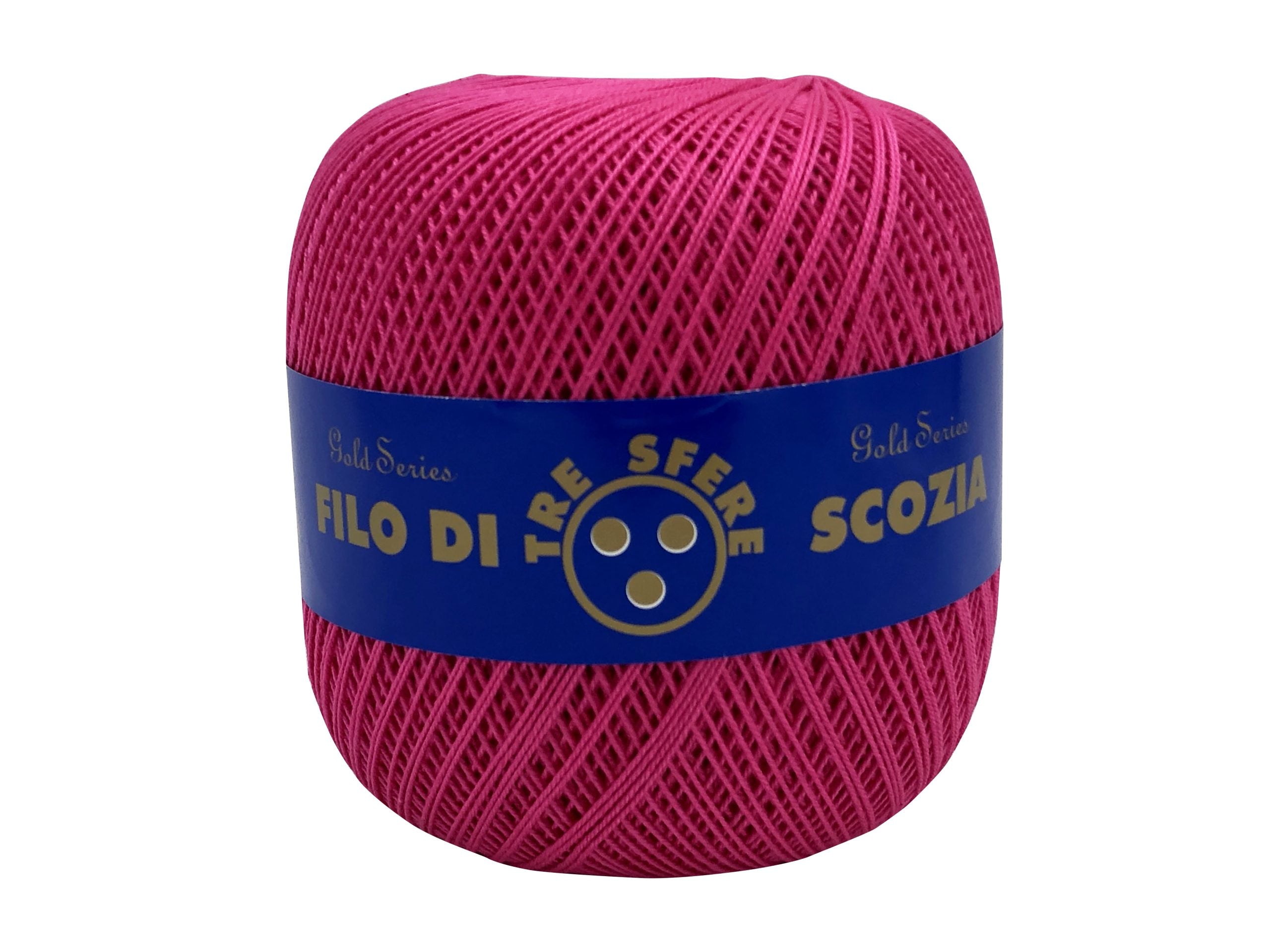 Cotone filo di scozia colorato. Titolo 8