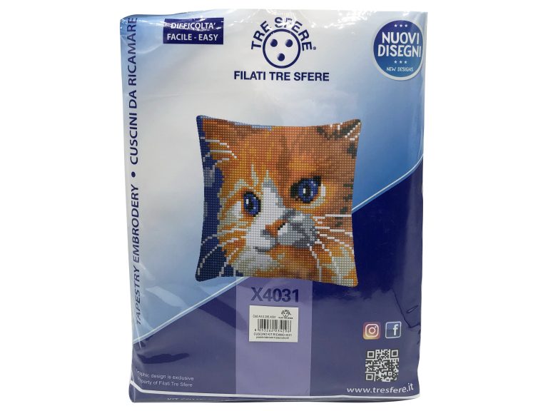 Kit cuscino da ricamare