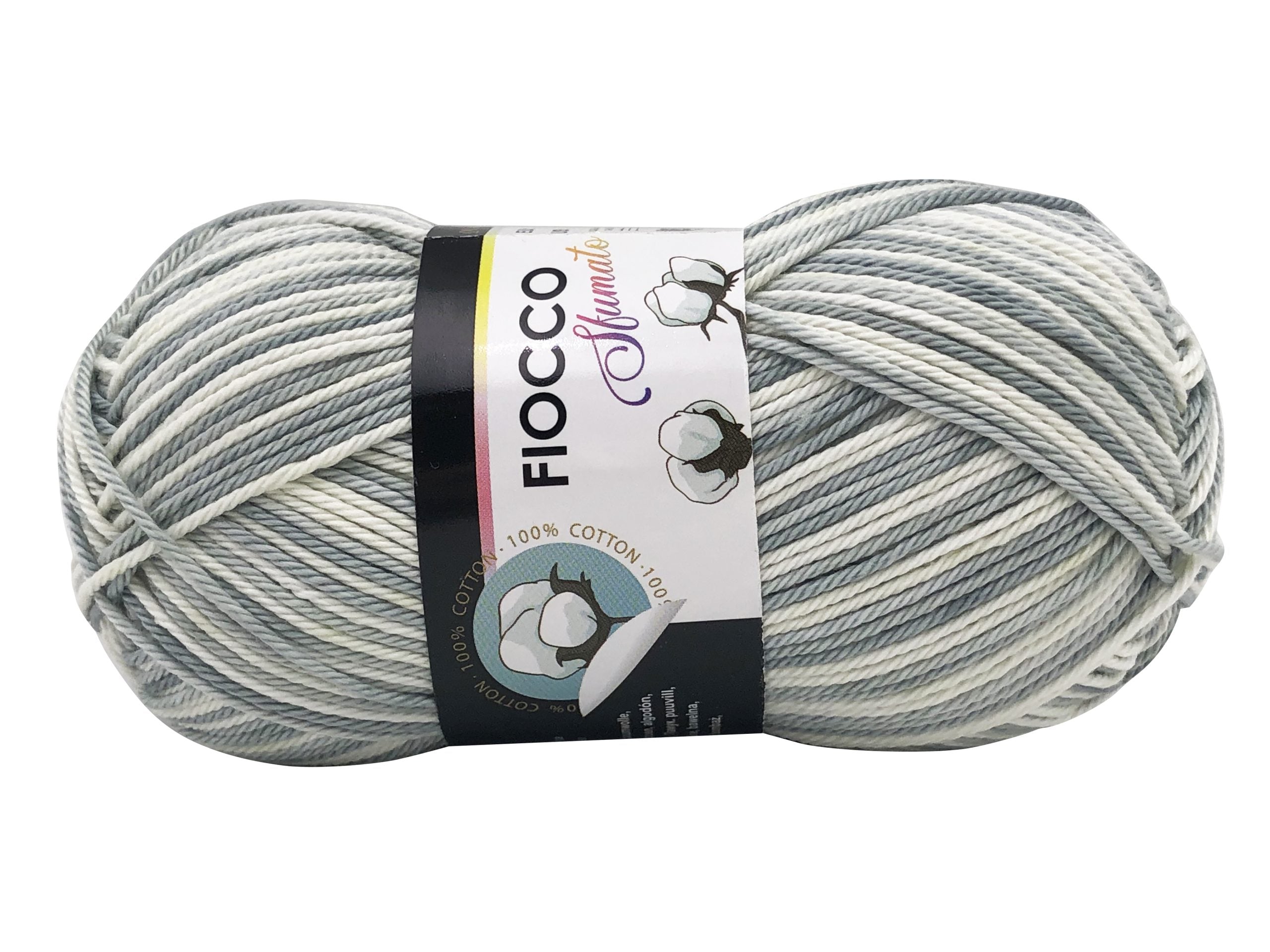 Cotone fiocco sfumato. Confezione