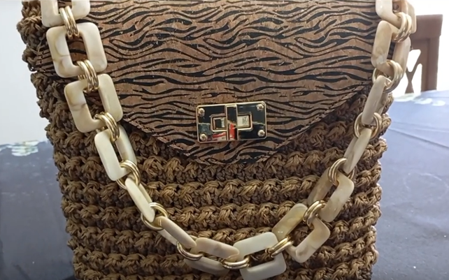 Tutorial Borsa in rafia e cordino