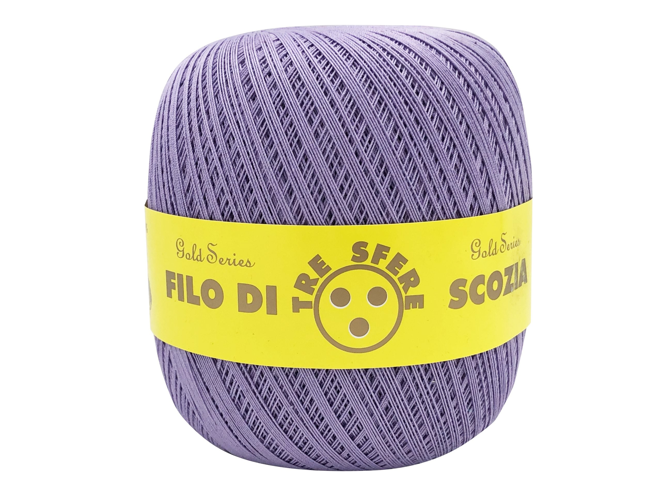Cotone filo di scozia colorato. Titolo 16