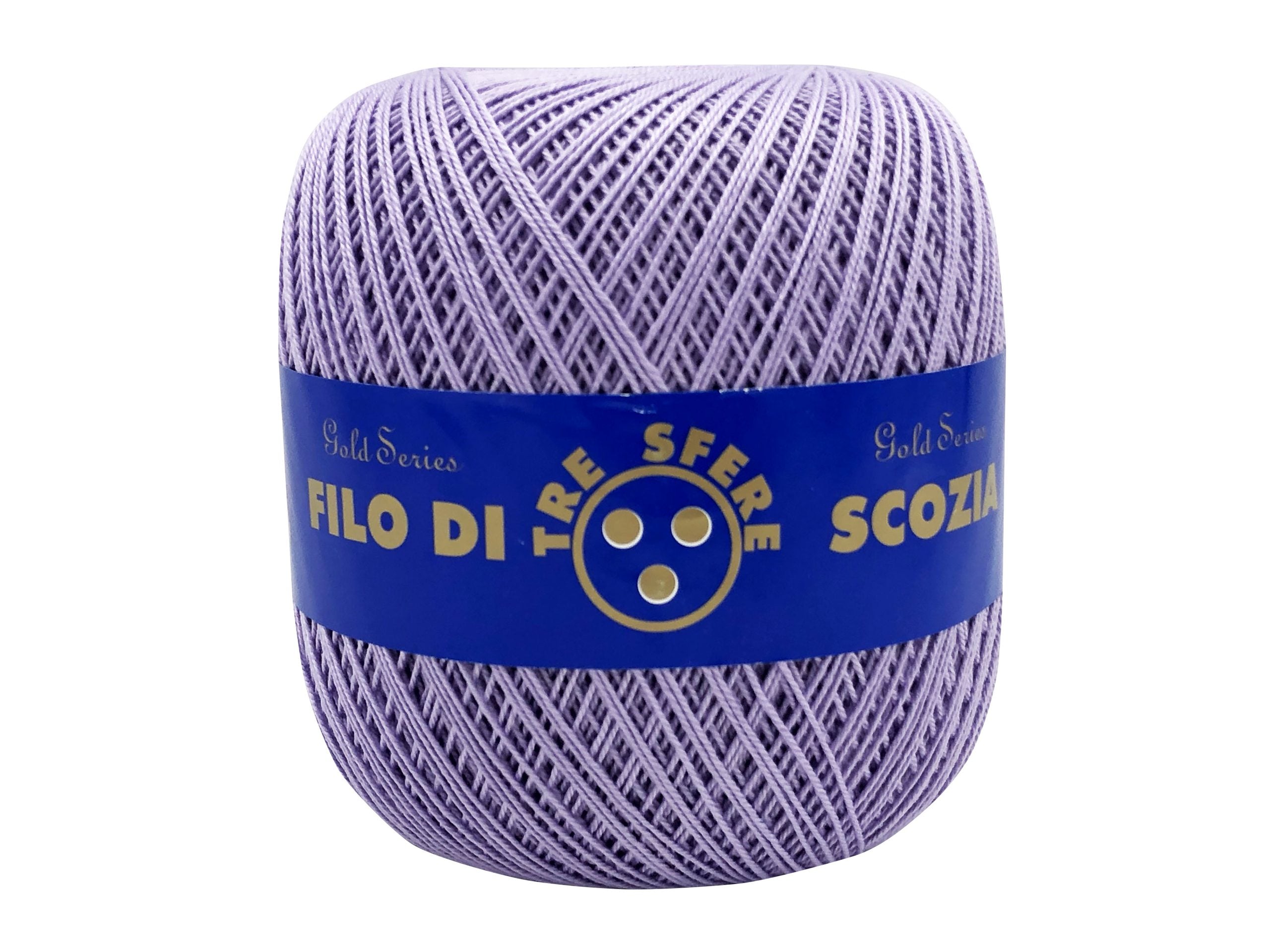 Cotone filo di scozia colorato. Titolo 8