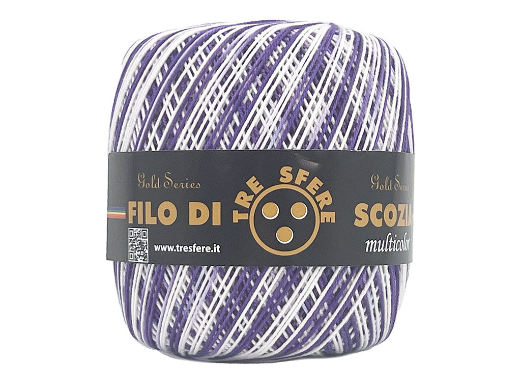Cotone filo di scozia multicolor. Titolo 5