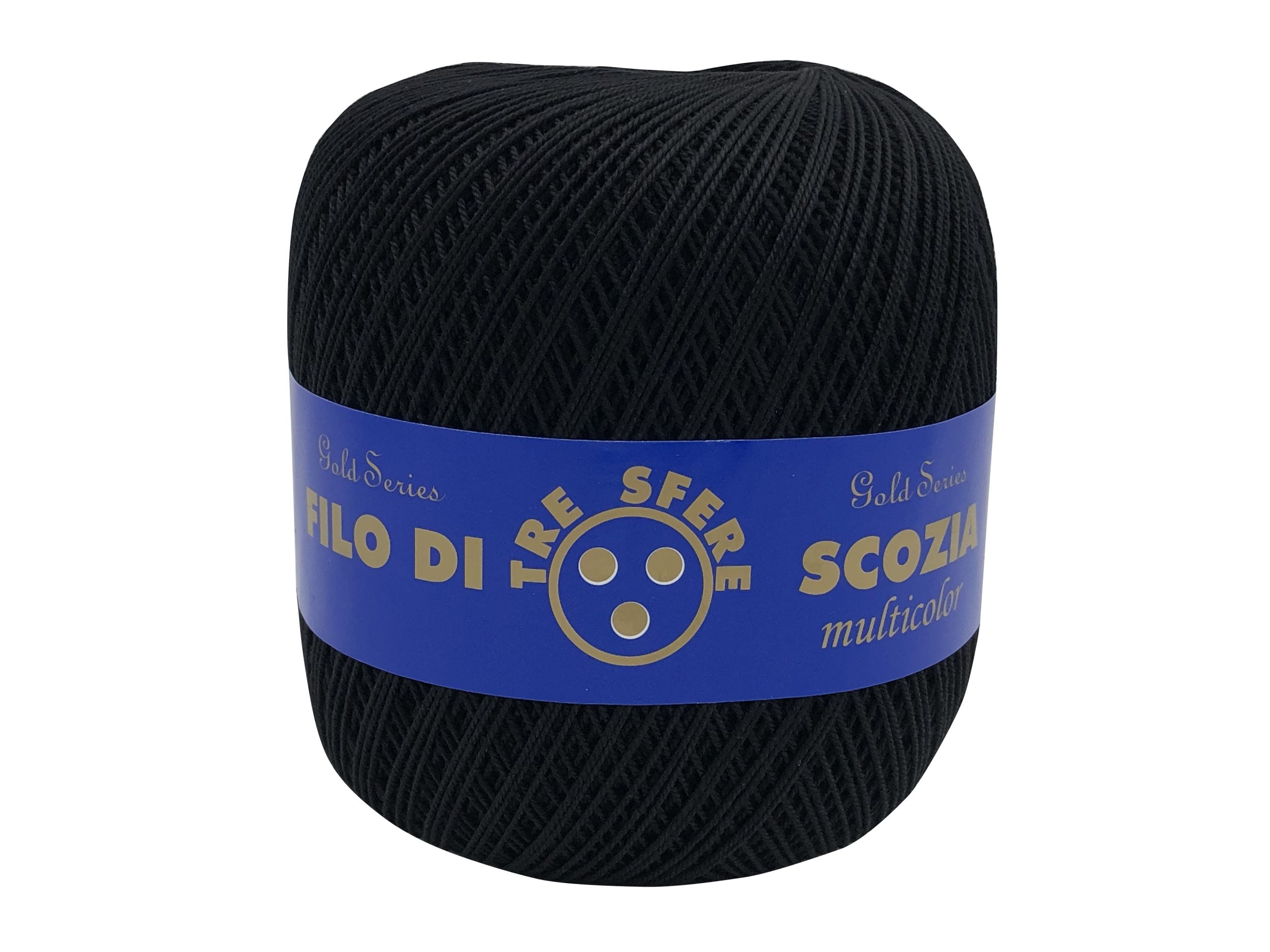 Cotone filo di scozia colorato. Titolo 8