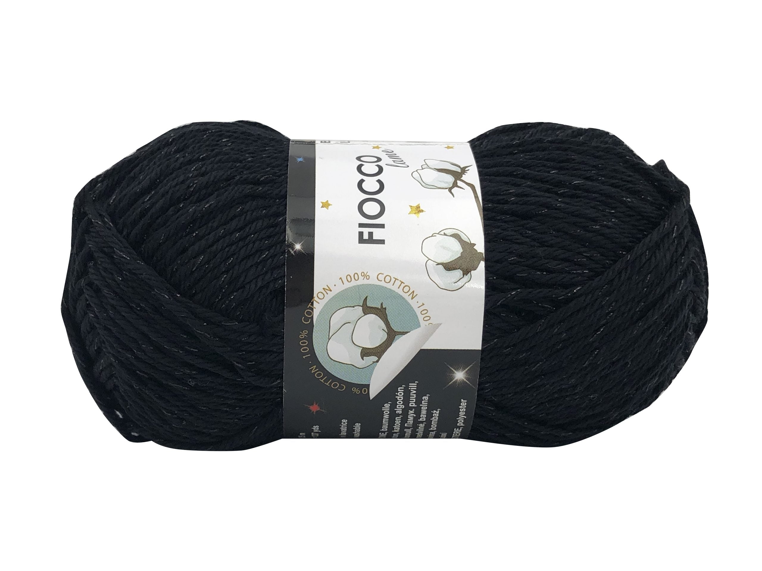 Cotone fiocco lamè. Confezione