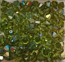 Swarovski veri certificati, bicono 6 mm Aurore Boreale 1