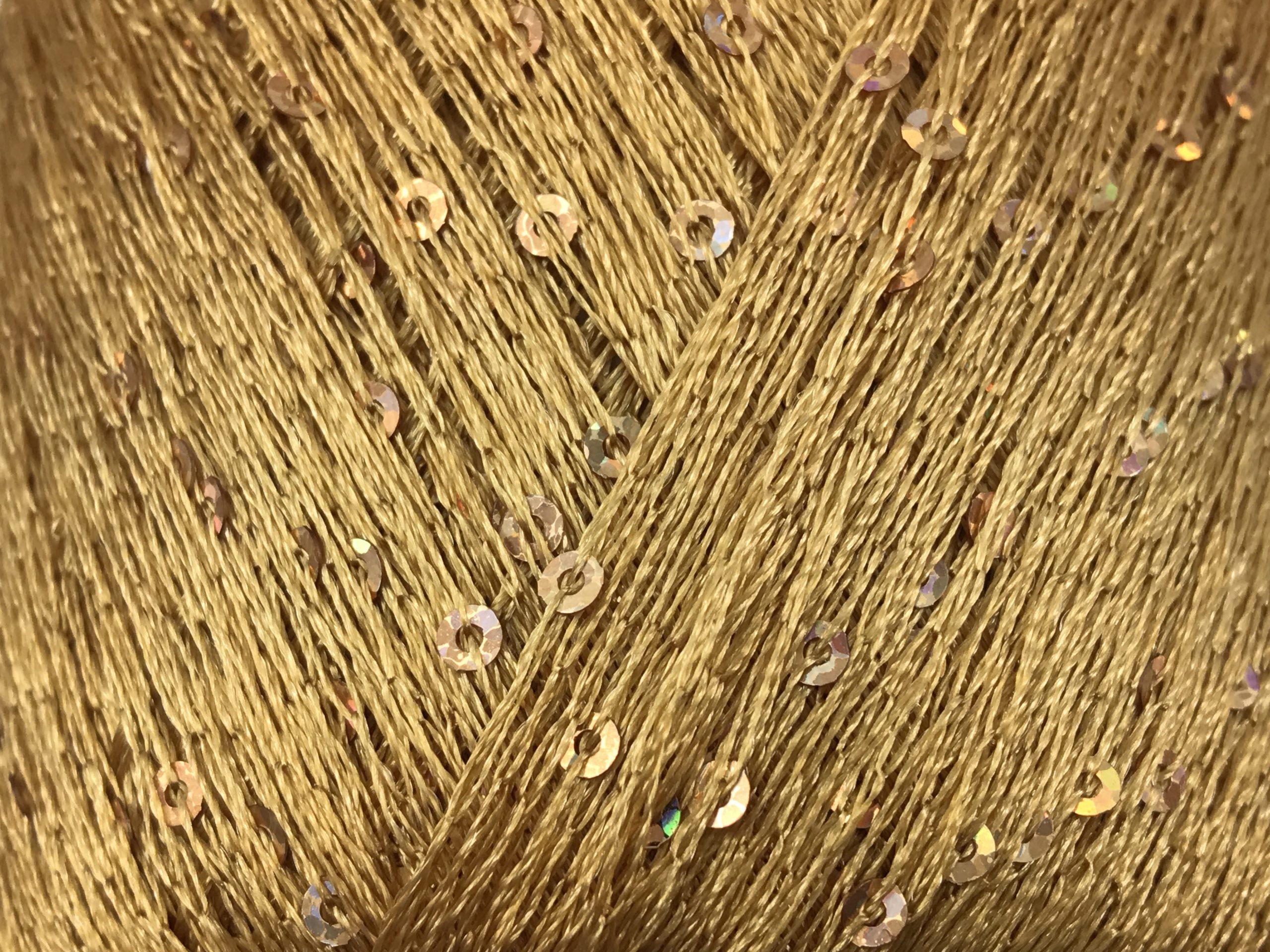Cotone filato pailettes