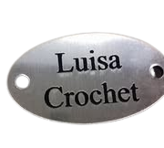 Etchette in plexiglass argento con scritta personalizzata