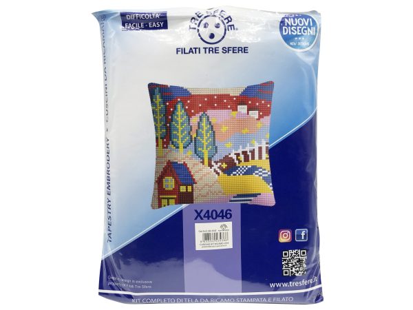 Kit cuscino da ricamare