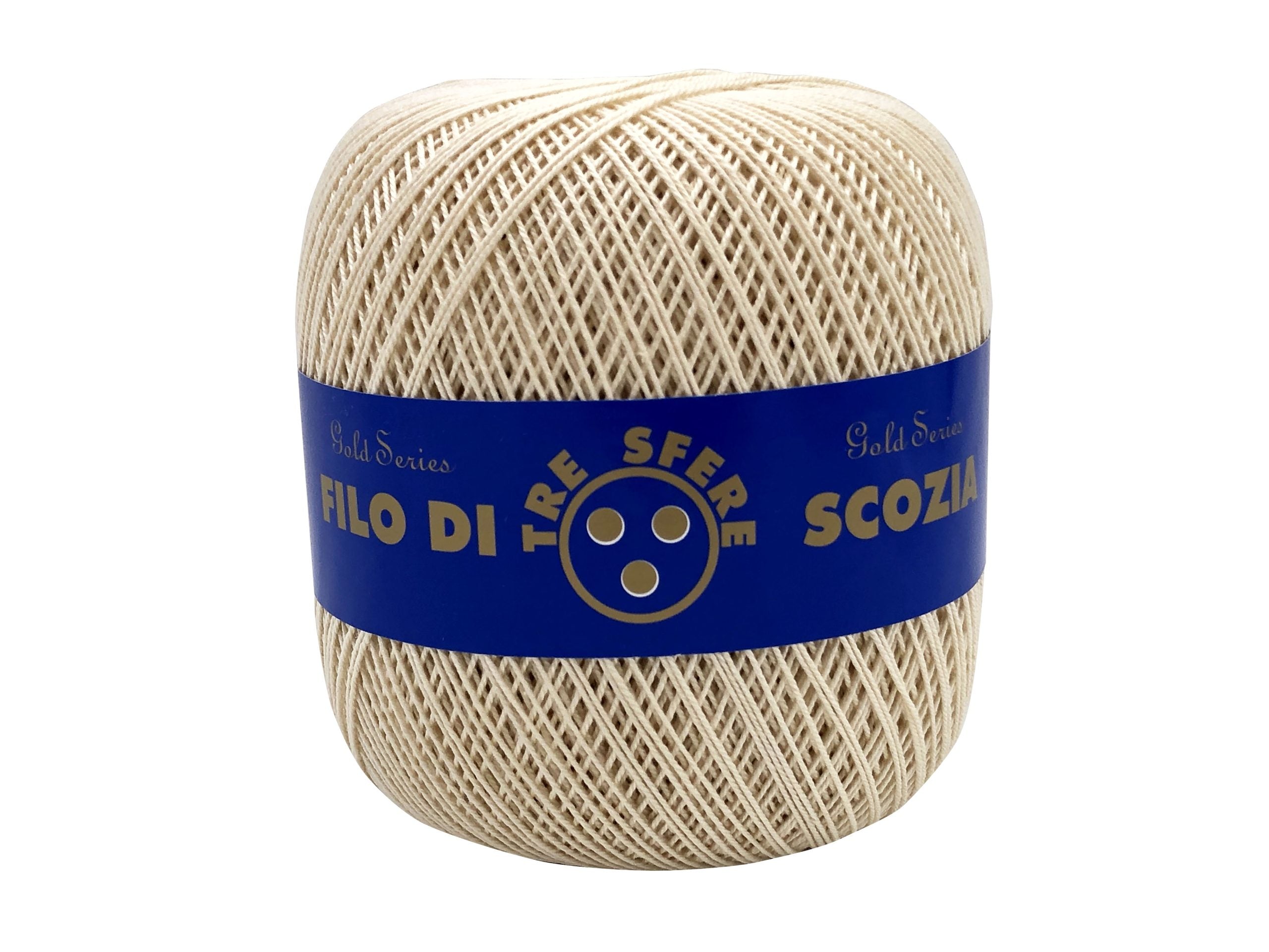 Cotone filo di scozia colorato. Titolo 8