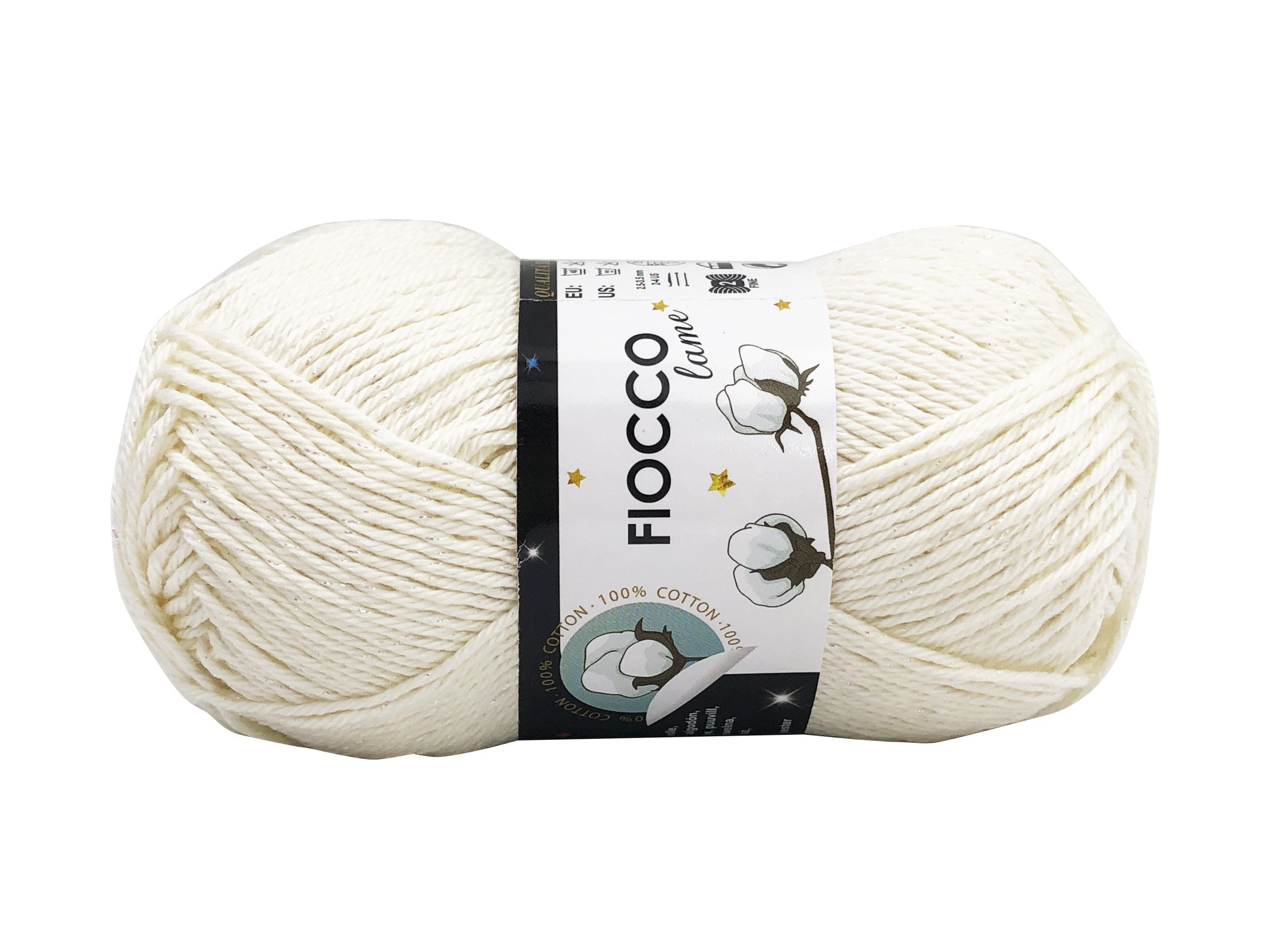 Cotone fiocco lamè. Confezione
