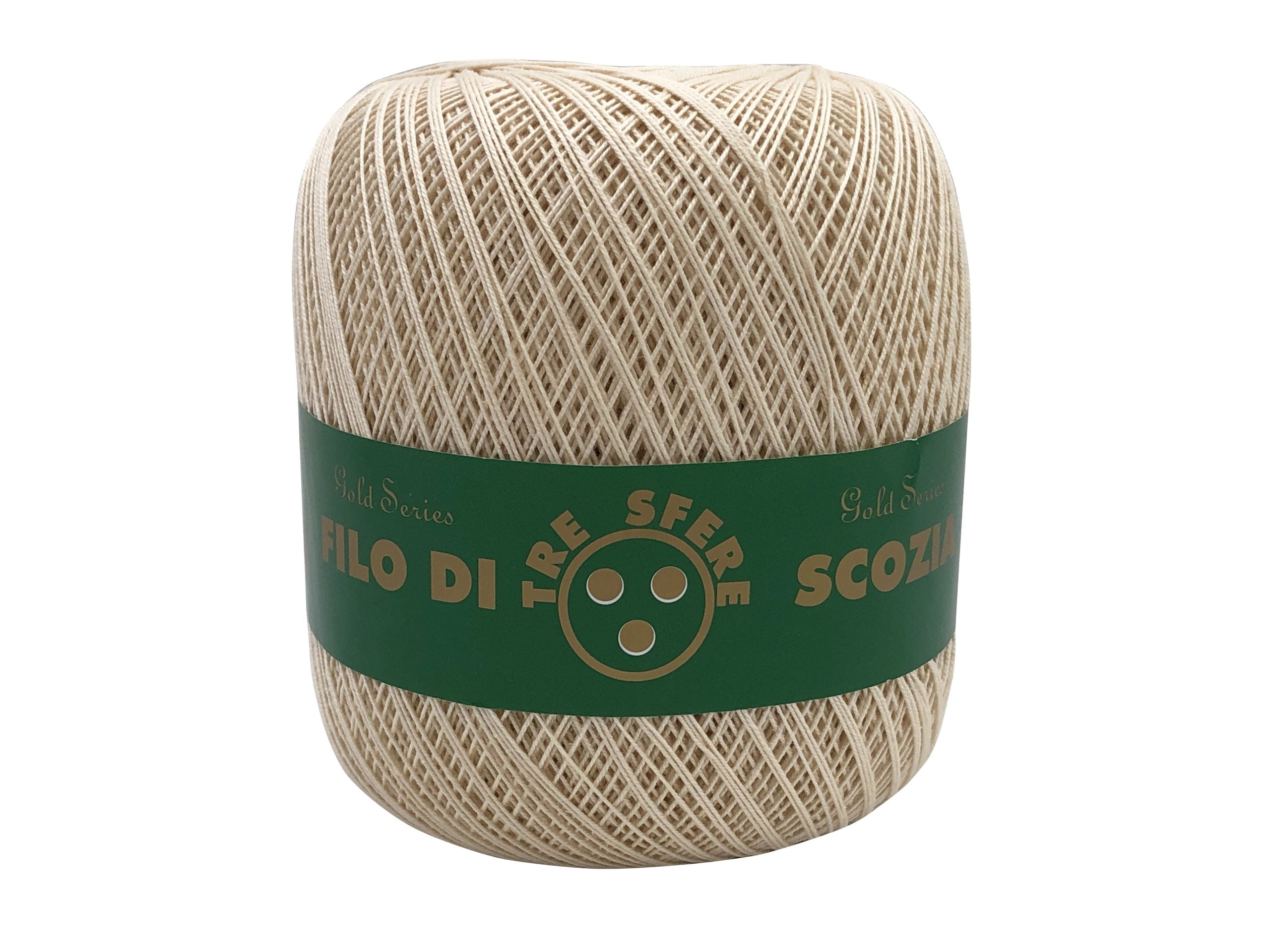 Cotone filo di scozia. Titolo 12