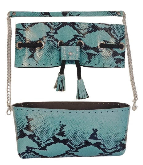 Kit secchiello vasca in vera pelle