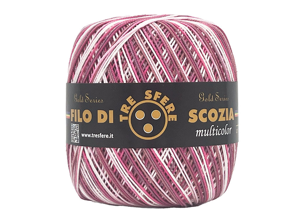 Cotone filo di scozia multicolor. Titolo 5