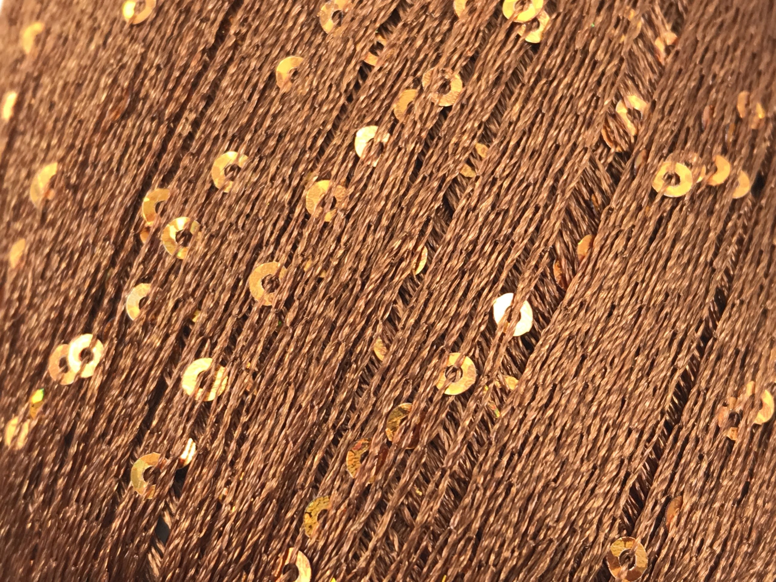 Cotone filato pailettes