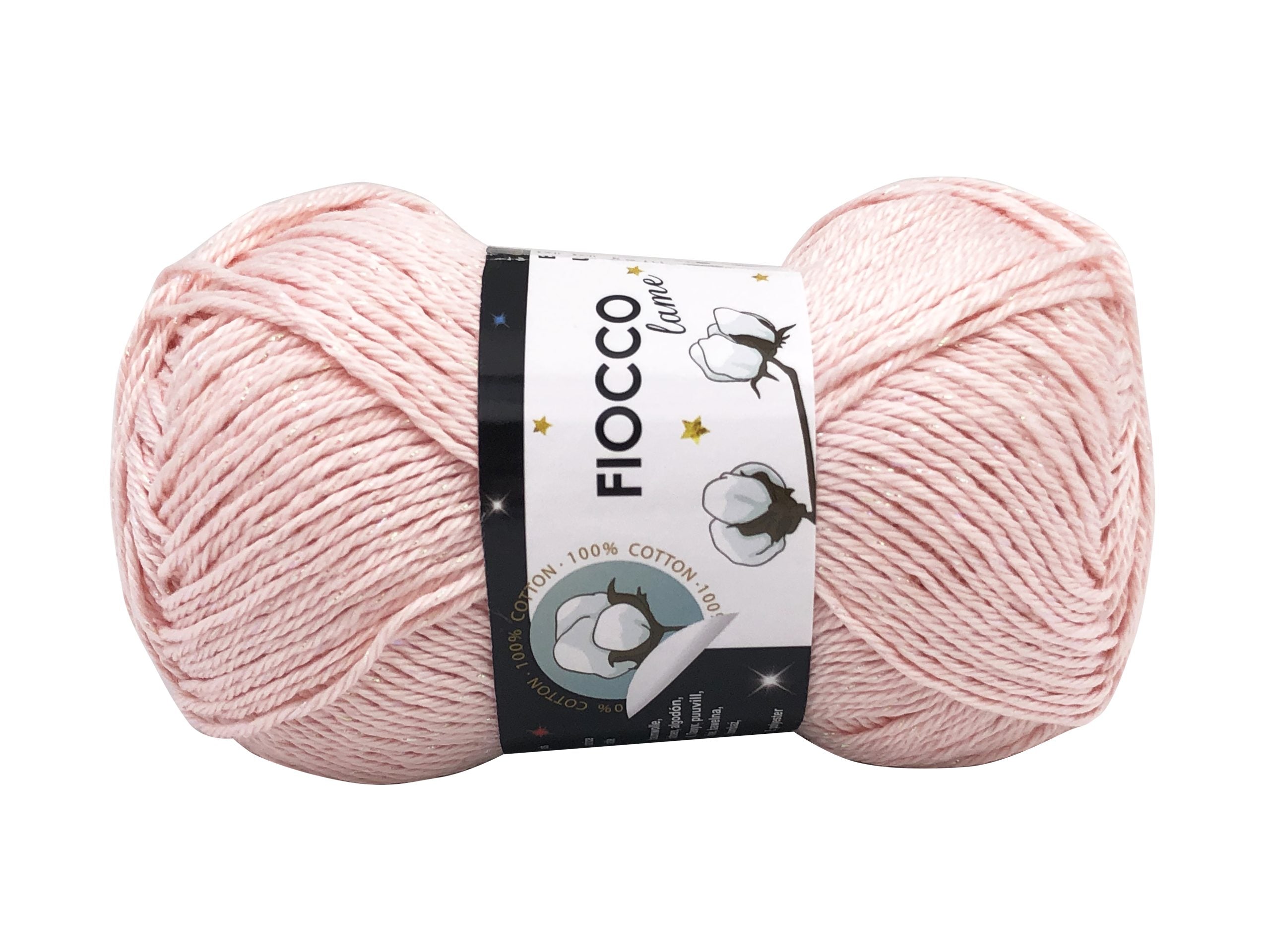 Cotone fiocco lamè. Confezione