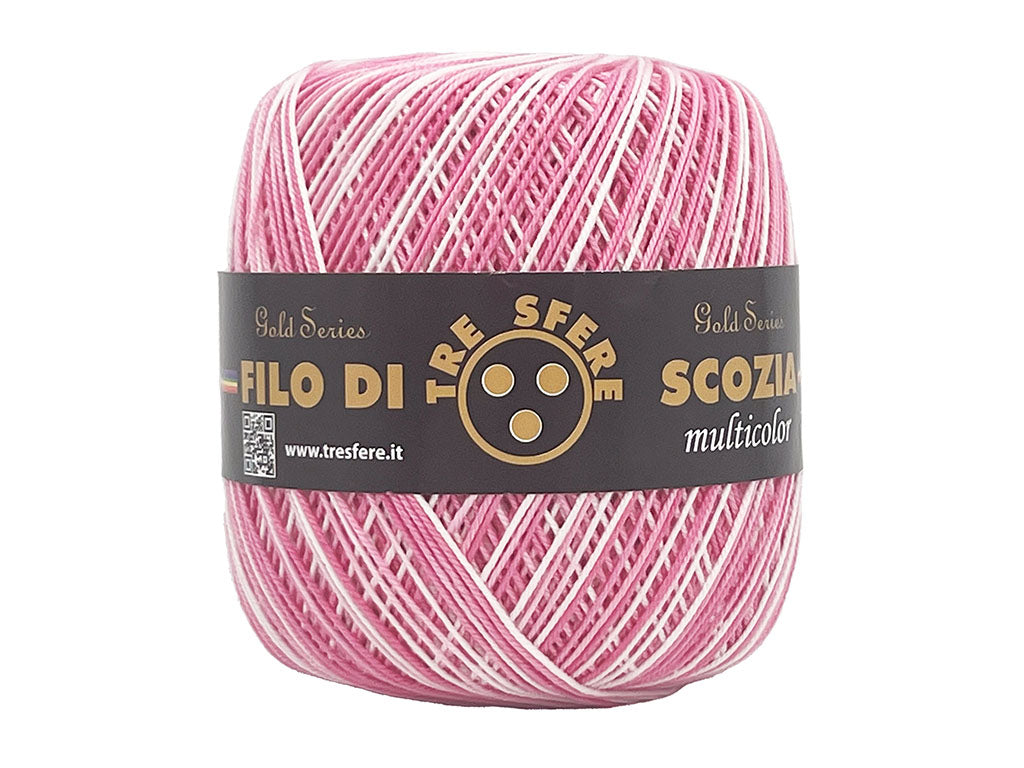 Cotone filo di scozia multicolor. Titolo 5
