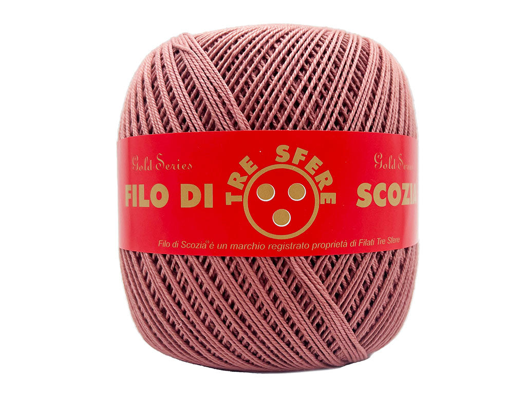 Cotone filo di scozia colorato. Titolo 5