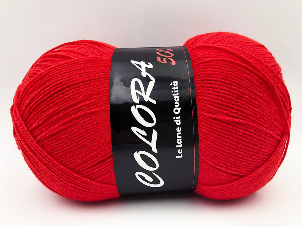 Lana colora. Gomitolo 500gr