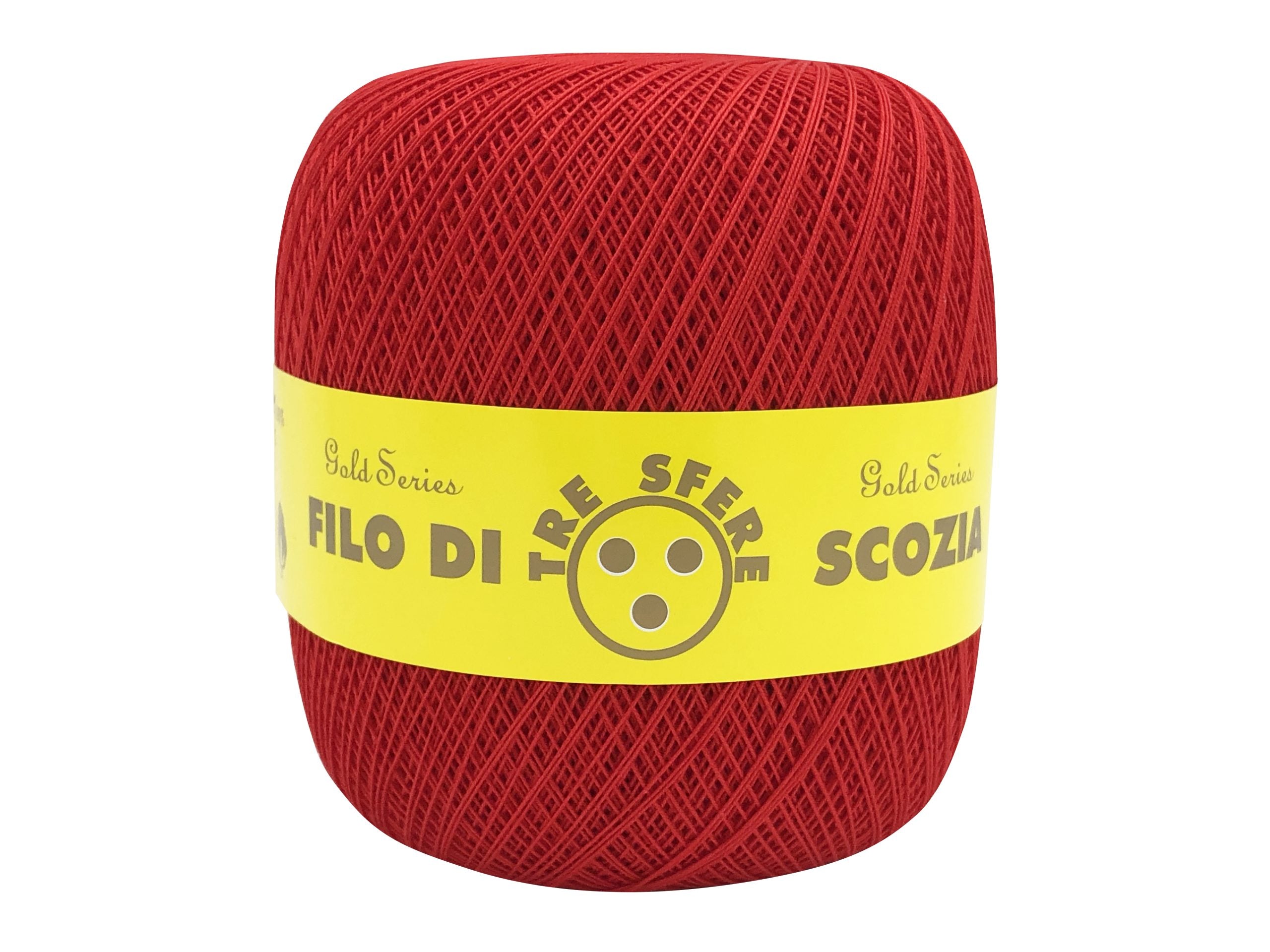 Cotone filo di scozia colorato. Titolo 16