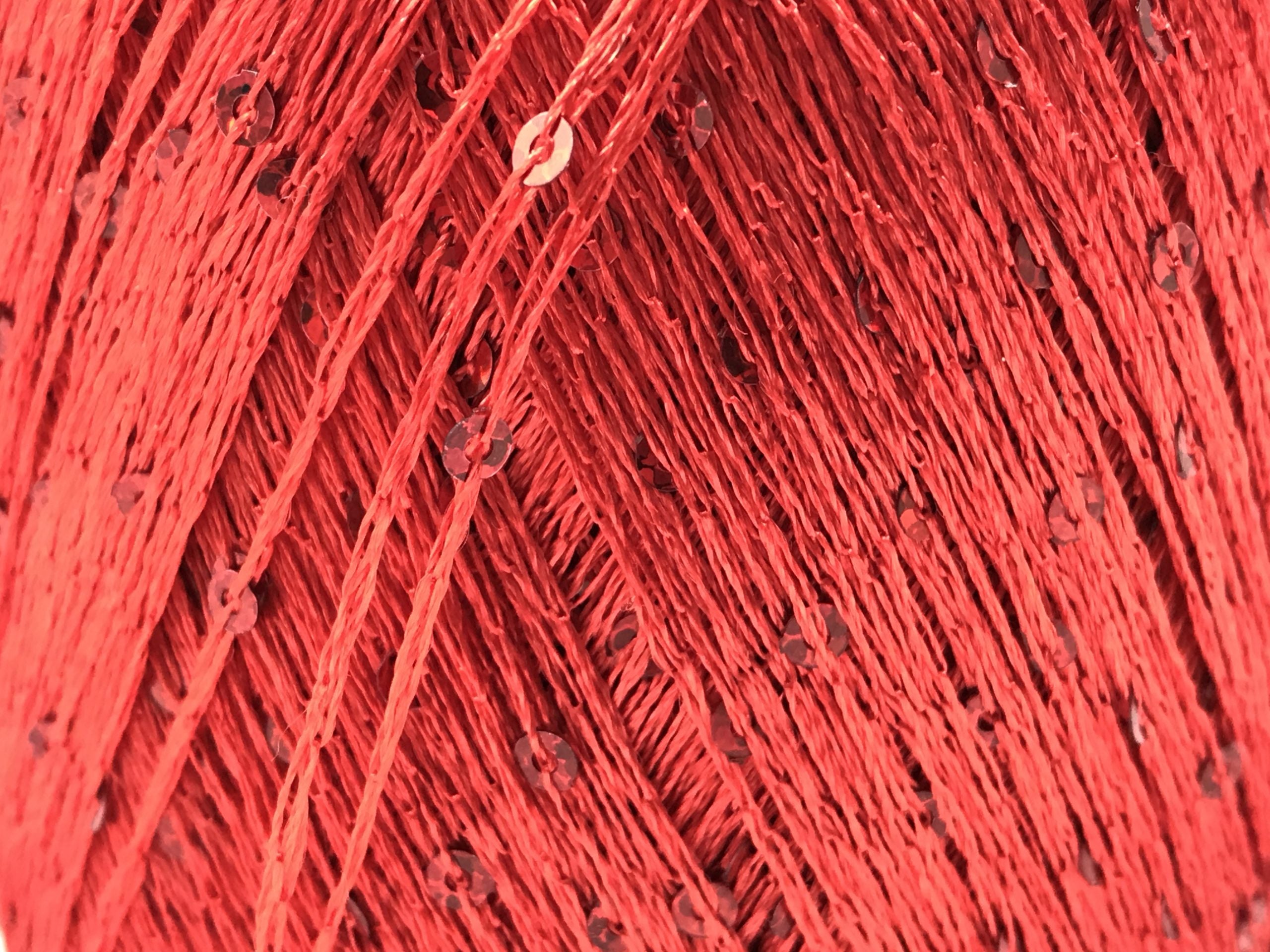 Cotone filato pailettes
