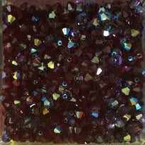 SwarovskI bicono 4mm Aurore Boreale 1