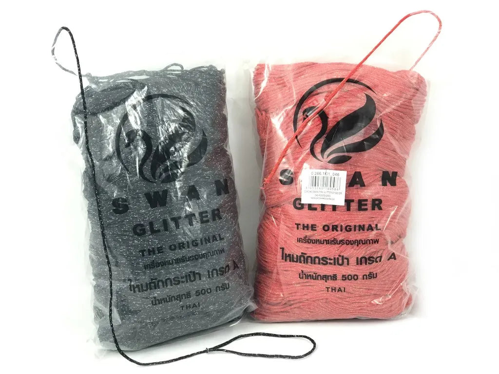 Swan Black glitter