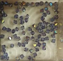 SwarovskI bicono 4mm Aurore Boreale 1