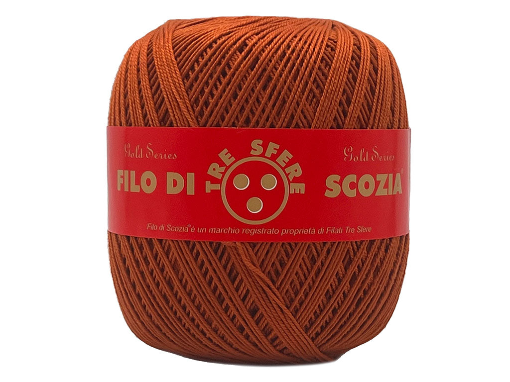 Cotone filo di scozia colorato. Titolo 5