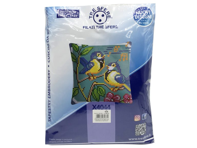Kit cuscino da ricamare