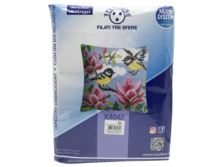 Kit cuscino da ricamare
