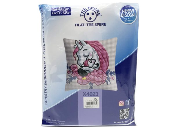 Kit cuscino da ricamare