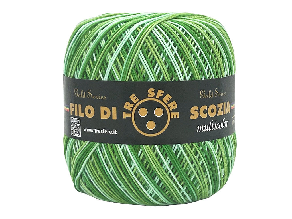 Cotone filo di scozia multicolor. Titolo 5