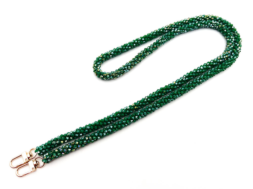 Tracolla cristallo con ganci 130 cm