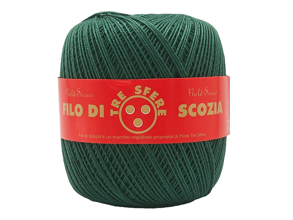 Cotone filo di scozia colorato. Titolo 5