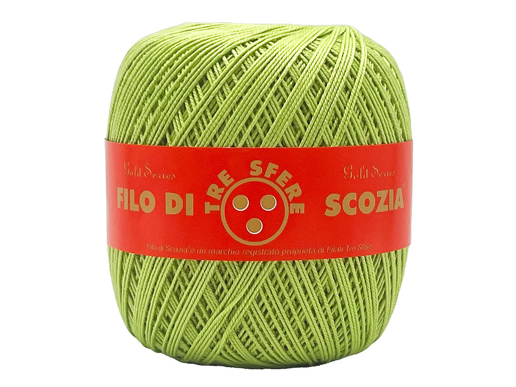 Cotone filo di scozia colorato. Titolo 5