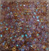 Swarovski bicono 4 mm Aurore Boreale 2